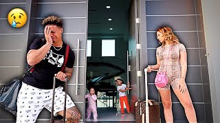 LEAVING OUR KIDS FOR THE FIRST TIME!!! **SAYING GOODBYE**