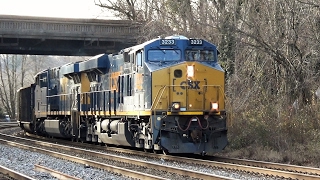 Afternoon CSX Coal Train Entering the Baltimore Terminal Sub