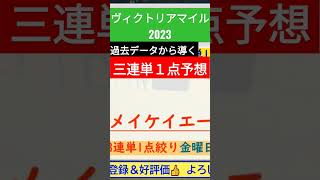 ★ヴィクトリアマイル 2023～究極の3連単1点絞り理論～ #オカルト #競馬予想 #ヴィクトリアマイル #ヴィクトリアマイル2023 #ソダシ #京王杯スプリングカップ #short #shorts