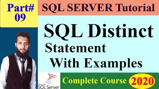 SQL Complete Course | 09 - SQL Select Distinct Statement with Examples | Remove Duplicate Record