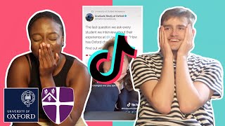 university students react to TikToks about Durham and Oxford (ft ThatOneCharlieL)