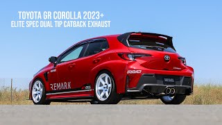 REMARK Elite Spec Dual Tip Catback Exhaust - Toyota GR Corolla 2023+