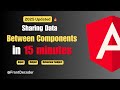 Angular Data Sharing 2025: Master @Input, Services & Signals (15 Min Tutorial)