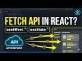 Fetch API in React JS using useEffect & useState | Beginner Tutorial