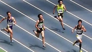 2013インターハイ陸上 男子400m予選6組2013 07 30