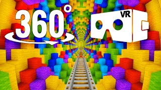 🟩 360° VR Roller Coaster Minecraft Immersive Experience Virtual Reality Ray Tracing RTX