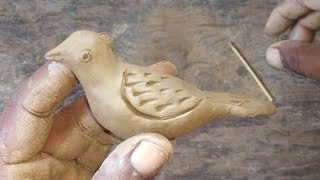 मिट्टी से बनाना सीखे चिड़िया how to make clay with birds