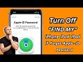 How To Turn Off Find My iPhone To Remove Apple iD Without Password 2024