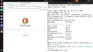 HPC Python day 2: Use packages, for Alvis