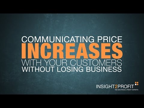 How do you respond to a price increase letter?