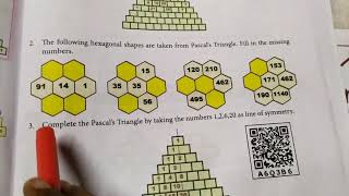 Hexagonal shapes from Pascal's triangle...7th std... Teaching aid in  தமிழ்... 🙂