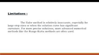 Euler Method explained with python code(first oder ODEs)