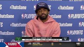 Listen To  Kyrie Irving Postgame Interview  Game 1  Bucks vs Nets  2021 NBA Playoffs