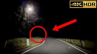 【4KHDR】 心霊スポット 102 埼玉県比企郡 笛吹峠・将軍澤のカーブ Night Walk in Japan | HUNT | haunted | 【心霊映像】