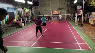 Turnamen PB TANAH MERAH katagori D+ ( SUPRI / NURYADI VS LARNO / INDRA )