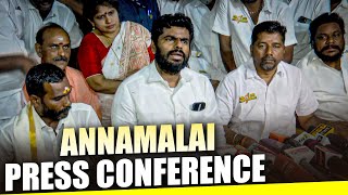 Live: BJP’s TN President Annamalai addresses Press Conference in Madurai