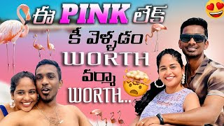 ఈ vacation లో ది best పార్ట్ Pink Lake 😍 | Telugu vlogs | O Cheliya vlogs