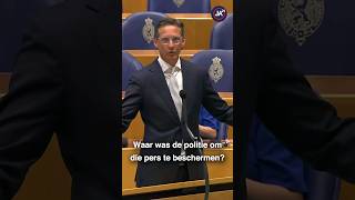 Waar was de politie? Eerdmans over beschermen van persvrijheid bij studentenprotesten.