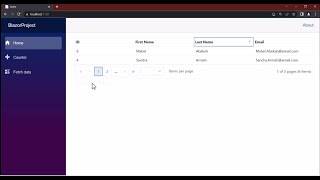 ASP.NET Core Blazor DataGrid Component - 9 - Blazor DataGrid Sorting in ASP.NET Core.