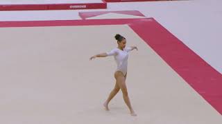 Ondine Achampong-Floor-GOLD-WAG Snr App-2024 Gymnastics British Championships