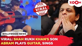 Shah Rukh Khan’s son AbRam WINS hearts as he sings \u0026 plays guitar in VIRAL video; fans REACT!