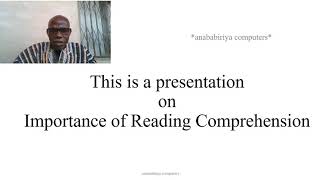 Reading and Comprehension