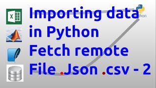 Importing data in python Fetch remote File .json .csv - 3
