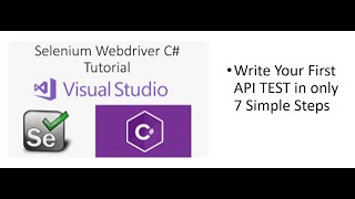 Selenium Web Driver C# - First API Test Using REST SHARP
