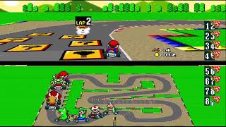 1095 Super Mario Kart SNES 1080p 60fps