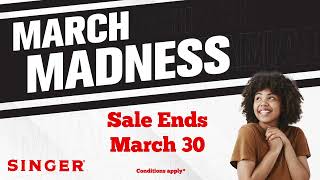 Singer March Madness sale is on!! 🇯🇲