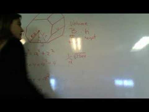 V and SA of octagonal prism V and SA of octagonal prism