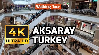 Aksaray, Turkey - 4K Virtual Walking Tour around Nora City Mall - Travel Guide