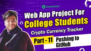 Crypto Tracker Web App - Html CSS Javascript Projects for Beginners - Part 11 (Pushing to GitHub)