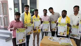 2025 New Year TNSF Calendar || Kadapa District || TDP