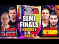 Norway vs Spain World Cup 2v2 Semifinal Best of 7, Agressive vs Meta.