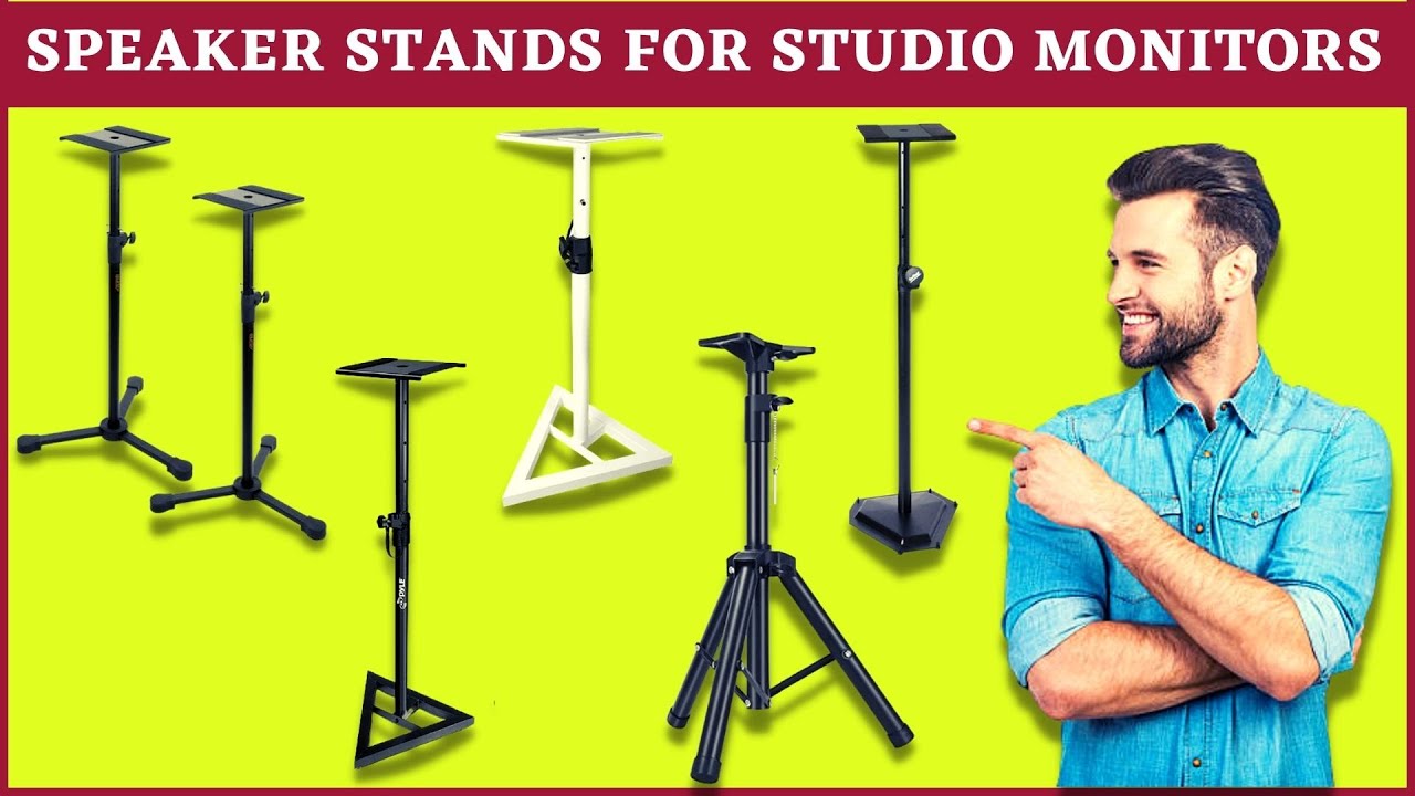 Best Speaker Stands For Studio Monitors (High Quality Speaker Stands ...