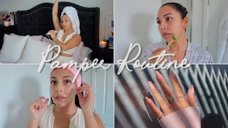 RELAXING SELF CARE DAY | PAMPER ROUTINE 2021 *satisfying* at home spa day