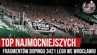 TOP najmocniejszych fragmentów dopingu 3421 Legii we Wrocławiu (08.12.2019 r.)