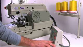 Global BH 9981 Electronic Eyelet Buttonhole Machine - Advance Enterprises