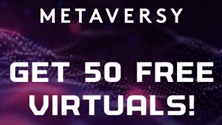 All Crowd1 Members Register On Metaversy And Get 50 Free Virtuals