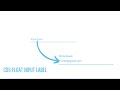 CSS Float Input Label Text | Floating Label CSS 2022