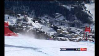 Maruša Ferk - 18th place, St.Moritz SC DH run 2012