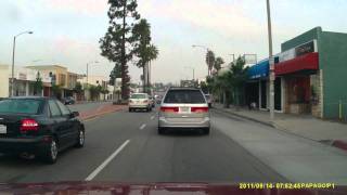 Papago P1 Vehicle Camcorder Test Drive in East Los Angeles by Bump King Trading Inc 09-14-2011