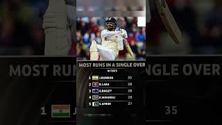 Most runs in a single over || #yt #shortvideo #cricket