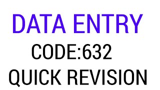 NIOS DATAENTRY OPERATION QUICK REVISION#nios#niosmalayalam