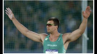 Frantz Kruger - Olympic Bronze medalist thrower and a coach.