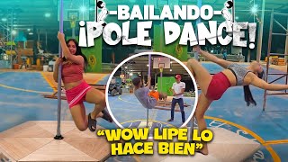 ¡WOW! MÓNICA es una experta para bailar en la BARRA 😱 ¡Lipe se robó el show con su bailé!