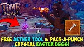 FREE PACK A PUNCH \u0026 AETHER TOOL EASTER EGGS In BO6 Zombies! (The Tomb)