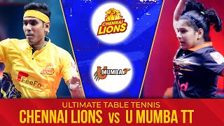 Ultimate Table Tennis 2023 M4 Highlights: U Mumba TT Vs Chennai Lions