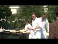 President Obama Grilling with Bobby Flay